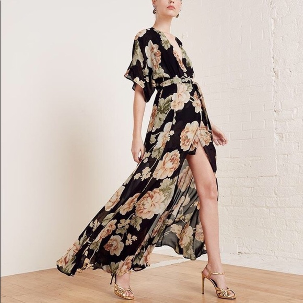 Reformation Winslow Floral Dress